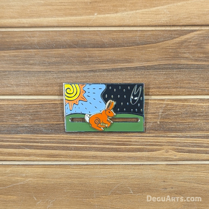Sharable Merch: Watership Down Moving Enamel Pin