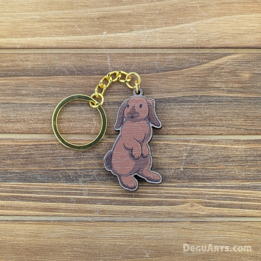 Sharable Merch: Holland Lop Keychain