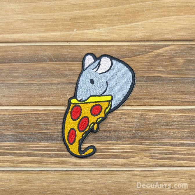 Sharable Merch: Pizza Rat Patch